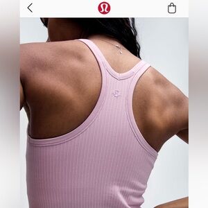Lululemon Ebb to Street Tank Top in Vita pink size 6